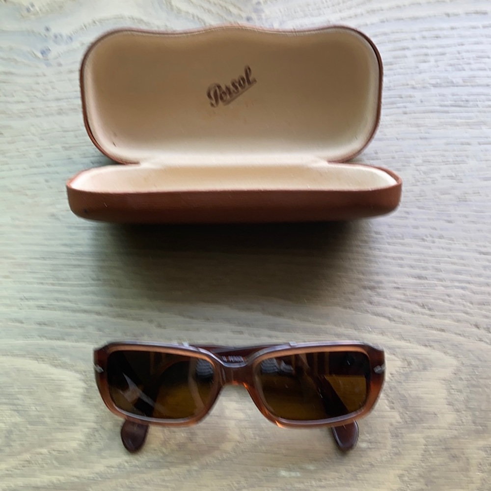 Persol Unisex Brown Sunglasses